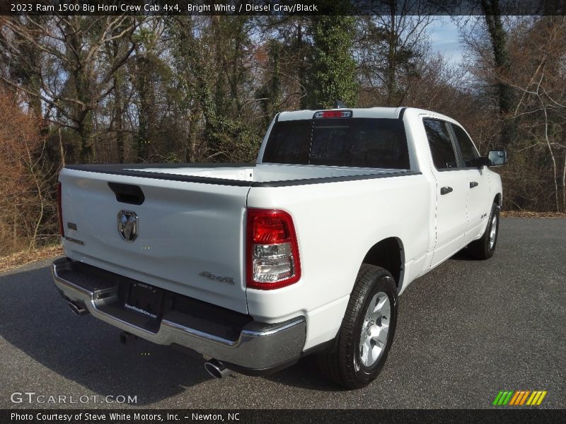 Bright White / Diesel Gray/Black 2023 Ram 1500 Big Horn Crew Cab 4x4