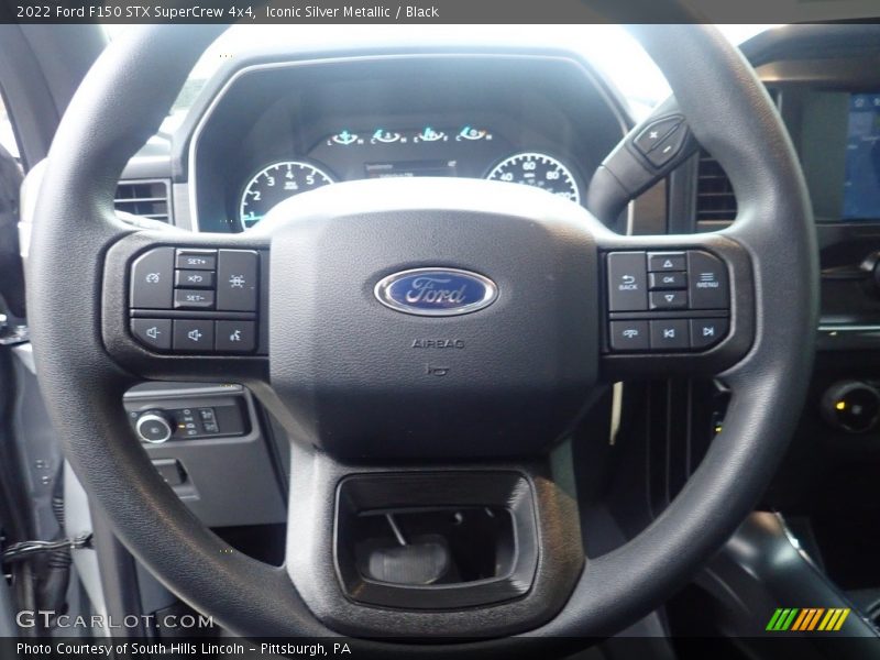 Iconic Silver Metallic / Black 2022 Ford F150 STX SuperCrew 4x4