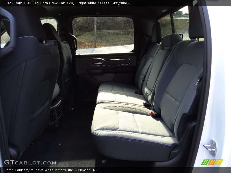 Bright White / Diesel Gray/Black 2023 Ram 1500 Big Horn Crew Cab 4x4