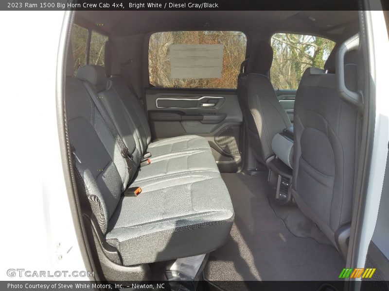Bright White / Diesel Gray/Black 2023 Ram 1500 Big Horn Crew Cab 4x4
