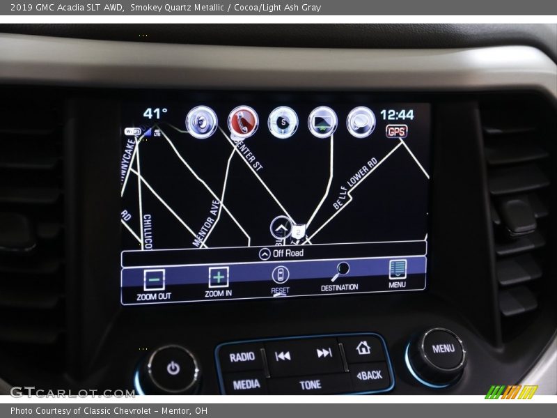 Navigation of 2019 Acadia SLT AWD