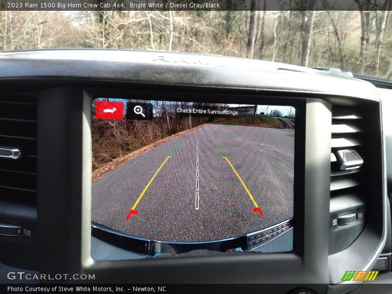 Bright White / Diesel Gray/Black 2023 Ram 1500 Big Horn Crew Cab 4x4