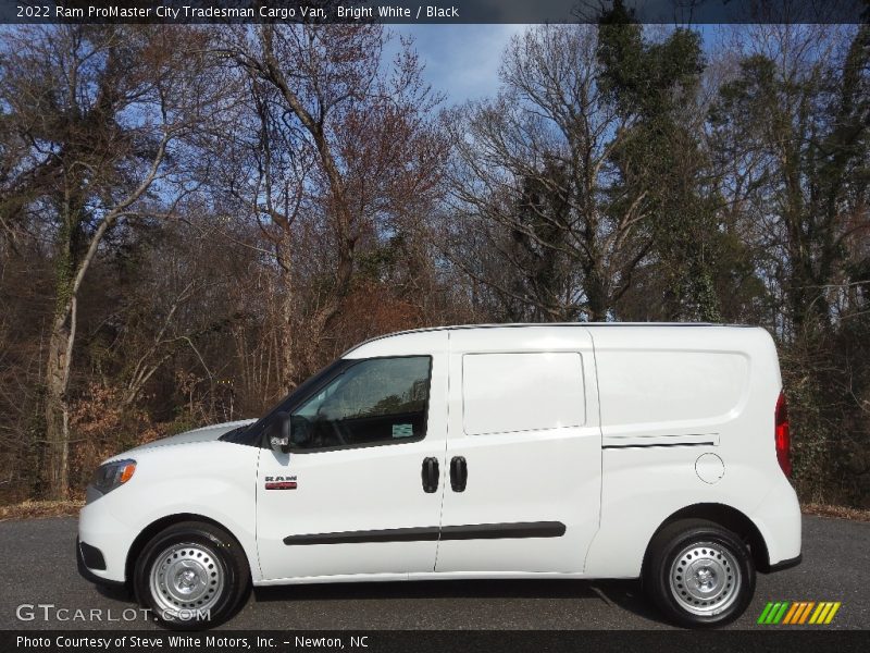 Bright White / Black 2022 Ram ProMaster City Tradesman Cargo Van