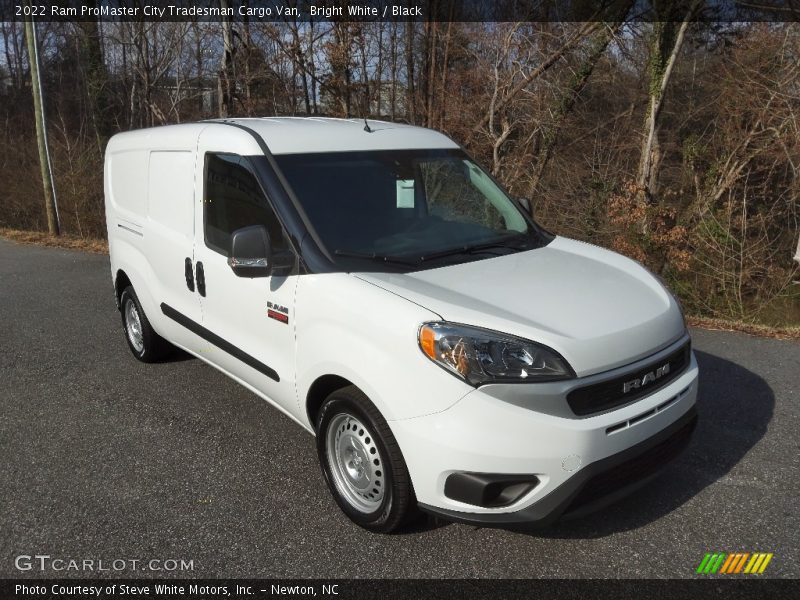 Bright White / Black 2022 Ram ProMaster City Tradesman Cargo Van