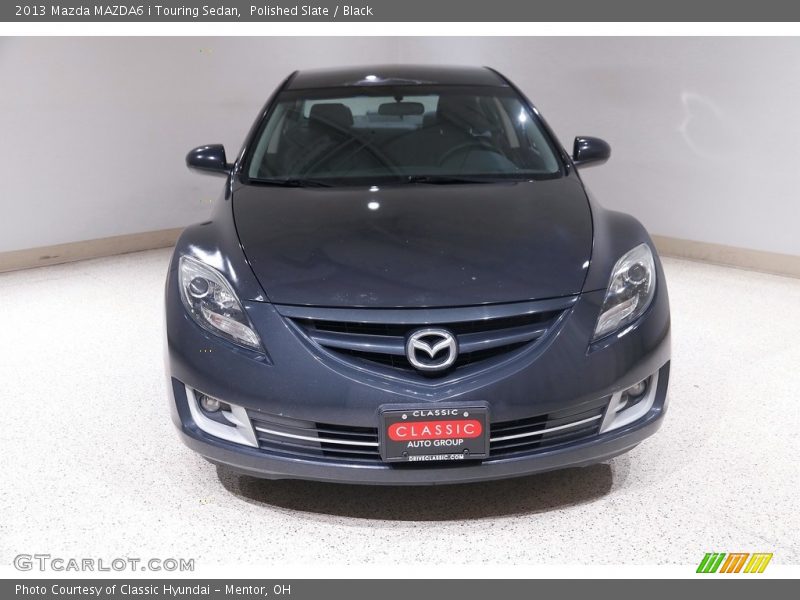 Polished Slate / Black 2013 Mazda MAZDA6 i Touring Sedan