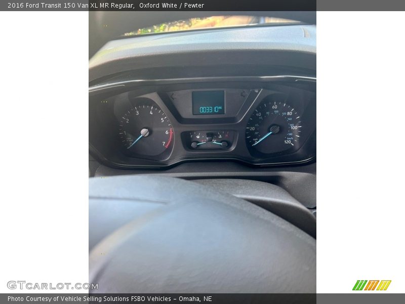 Oxford White / Pewter 2016 Ford Transit 150 Van XL MR Regular