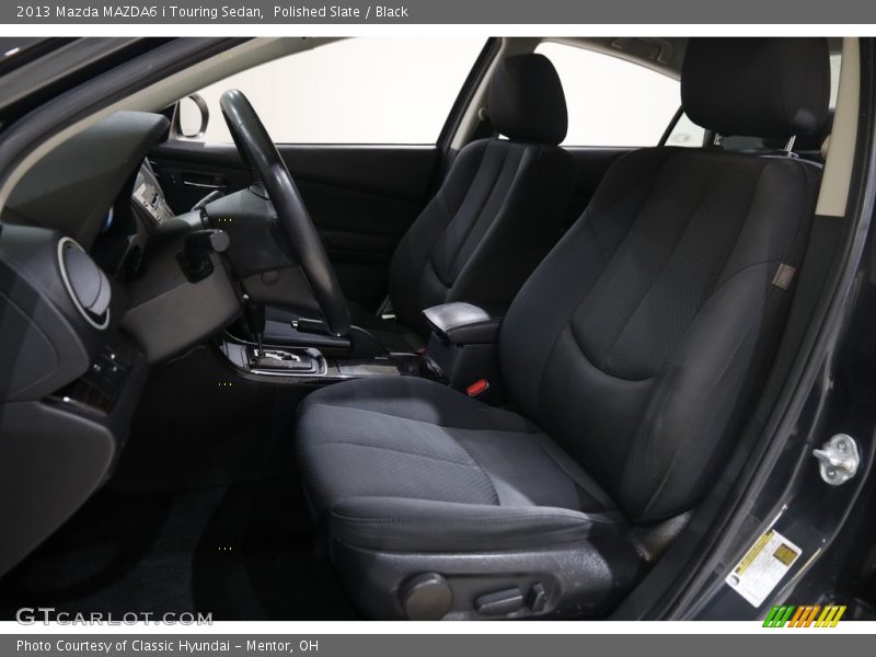 Polished Slate / Black 2013 Mazda MAZDA6 i Touring Sedan