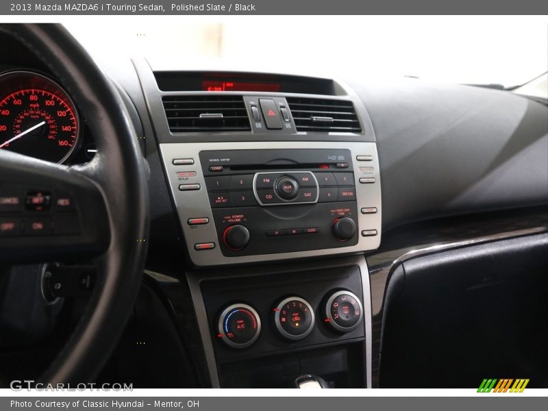 Polished Slate / Black 2013 Mazda MAZDA6 i Touring Sedan