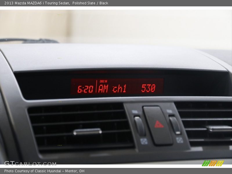Polished Slate / Black 2013 Mazda MAZDA6 i Touring Sedan