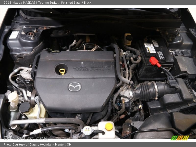 Polished Slate / Black 2013 Mazda MAZDA6 i Touring Sedan