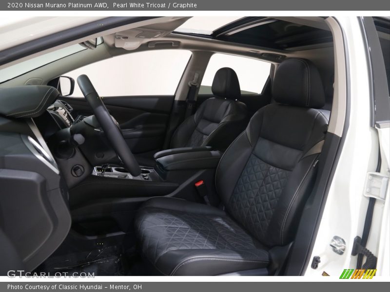 Front Seat of 2020 Murano Platinum AWD