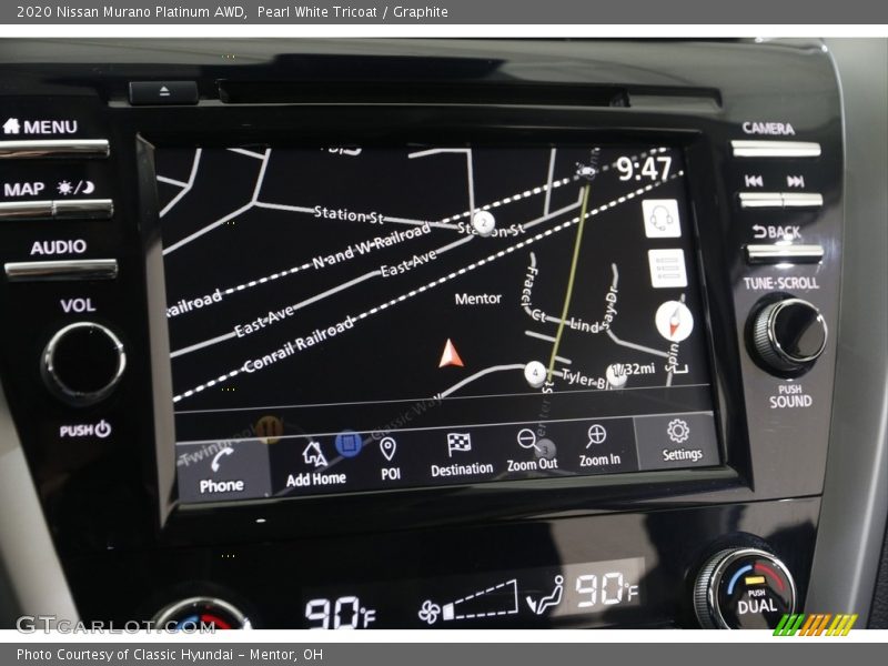 Navigation of 2020 Murano Platinum AWD