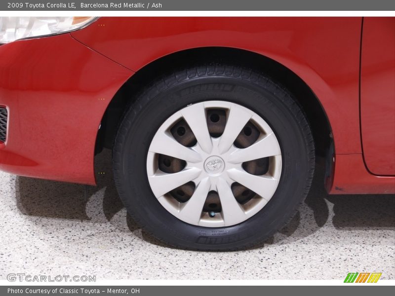 Barcelona Red Metallic / Ash 2009 Toyota Corolla LE