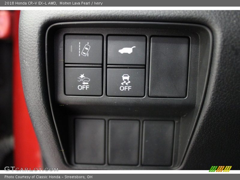 Molten Lava Pearl / Ivory 2018 Honda CR-V EX-L AWD