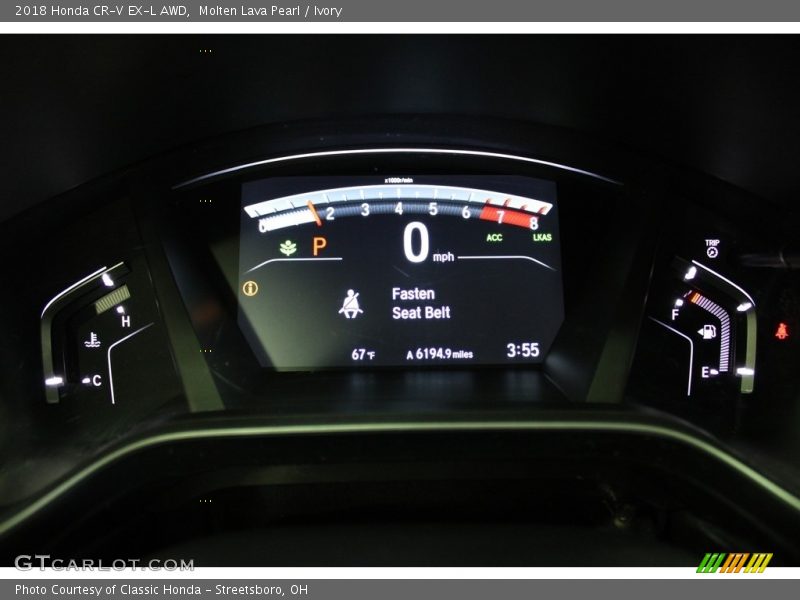 Molten Lava Pearl / Ivory 2018 Honda CR-V EX-L AWD