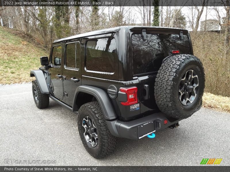 Black / Black 2022 Jeep Wrangler Unlimited Rubicon 4XE Hybrid