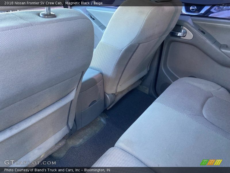 Rear Seat of 2018 Frontier SV Crew Cab