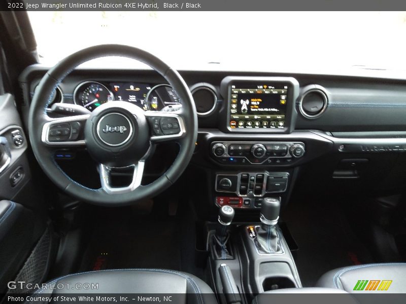 Dashboard of 2022 Wrangler Unlimited Rubicon 4XE Hybrid