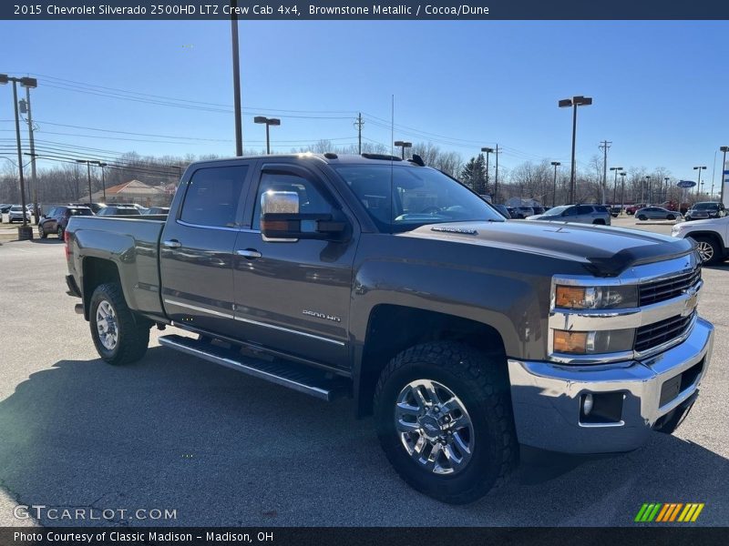 Brownstone Metallic / Cocoa/Dune 2015 Chevrolet Silverado 2500HD LTZ Crew Cab 4x4
