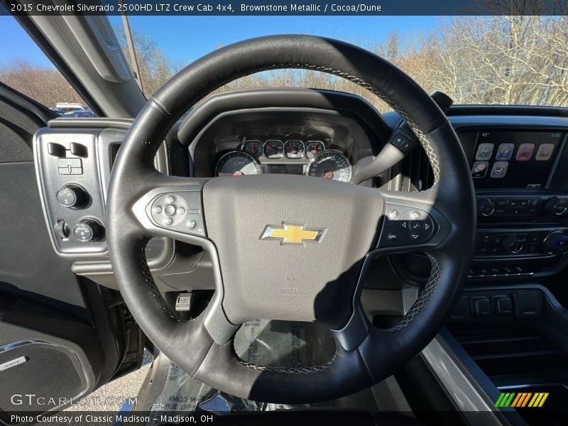 Brownstone Metallic / Cocoa/Dune 2015 Chevrolet Silverado 2500HD LTZ Crew Cab 4x4