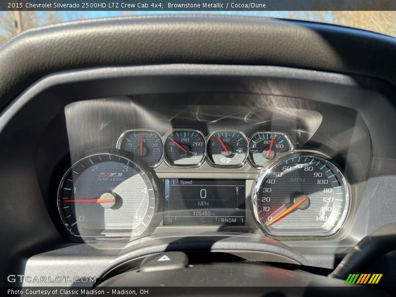 Brownstone Metallic / Cocoa/Dune 2015 Chevrolet Silverado 2500HD LTZ Crew Cab 4x4