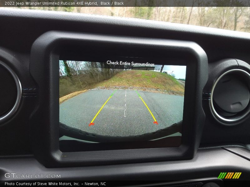 Controls of 2022 Wrangler Unlimited Rubicon 4XE Hybrid