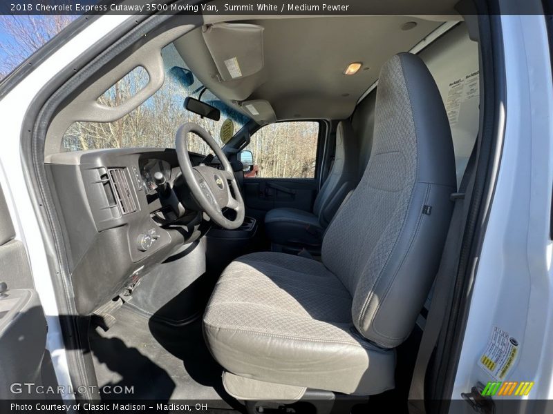 Front Seat of 2018 Express Cutaway 3500 Moving Van