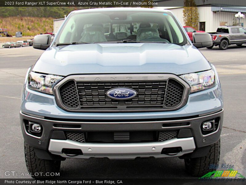  2023 Ranger XLT SuperCrew 4x4 Azure Gray Metallic Tri-Coat