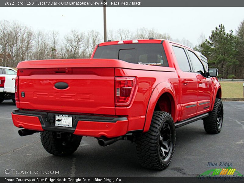 Race Red / Black 2022 Ford F150 Tuscany Black Ops Lariat SuperCrew 4x4