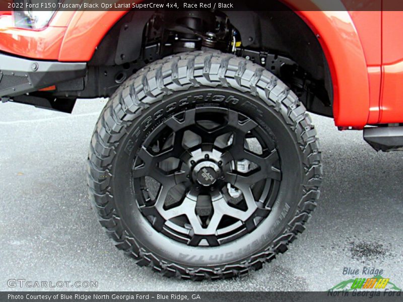Race Red / Black 2022 Ford F150 Tuscany Black Ops Lariat SuperCrew 4x4