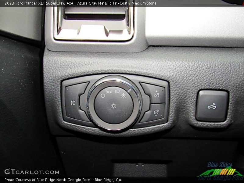 Azure Gray Metallic Tri-Coat / Medium Stone 2023 Ford Ranger XLT SuperCrew 4x4
