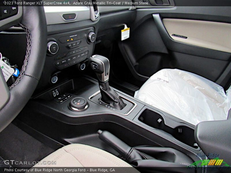 Azure Gray Metallic Tri-Coat / Medium Stone 2023 Ford Ranger XLT SuperCrew 4x4