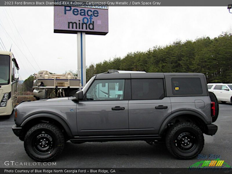 Carbonized Gray Metallic / Dark Space Gray 2023 Ford Bronco Black Diamond 4X4 4-Door