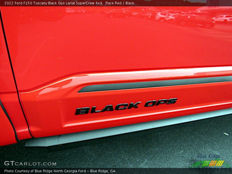Race Red / Black 2022 Ford F150 Tuscany Black Ops Lariat SuperCrew 4x4