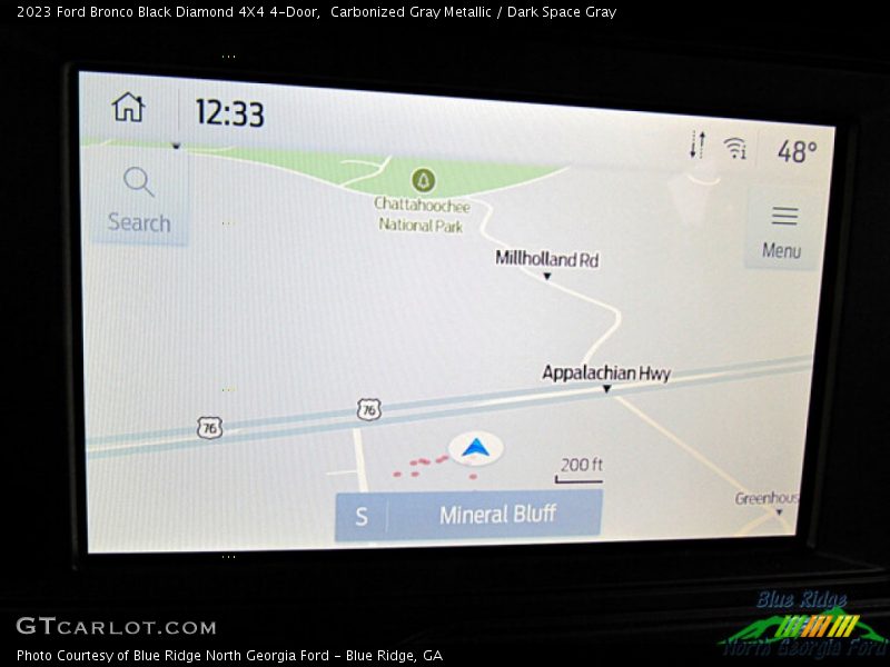 Navigation of 2023 Bronco Black Diamond 4X4 4-Door