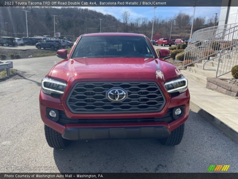 Barcelona Red Metallic / Black/Cement 2023 Toyota Tacoma TRD Off Road Double Cab 4x4
