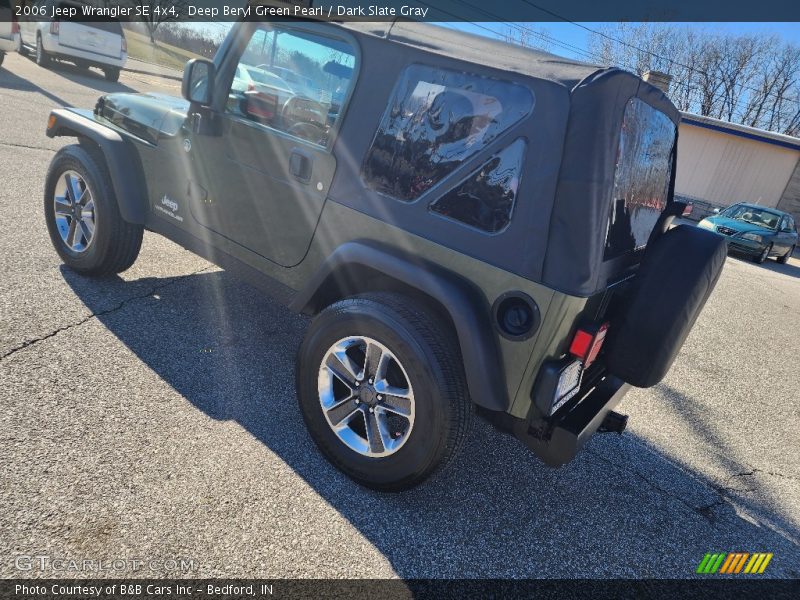 Deep Beryl Green Pearl / Dark Slate Gray 2006 Jeep Wrangler SE 4x4