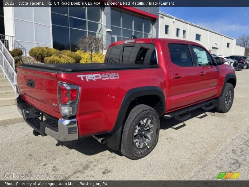 Barcelona Red Metallic / Black/Cement 2023 Toyota Tacoma TRD Off Road Double Cab 4x4