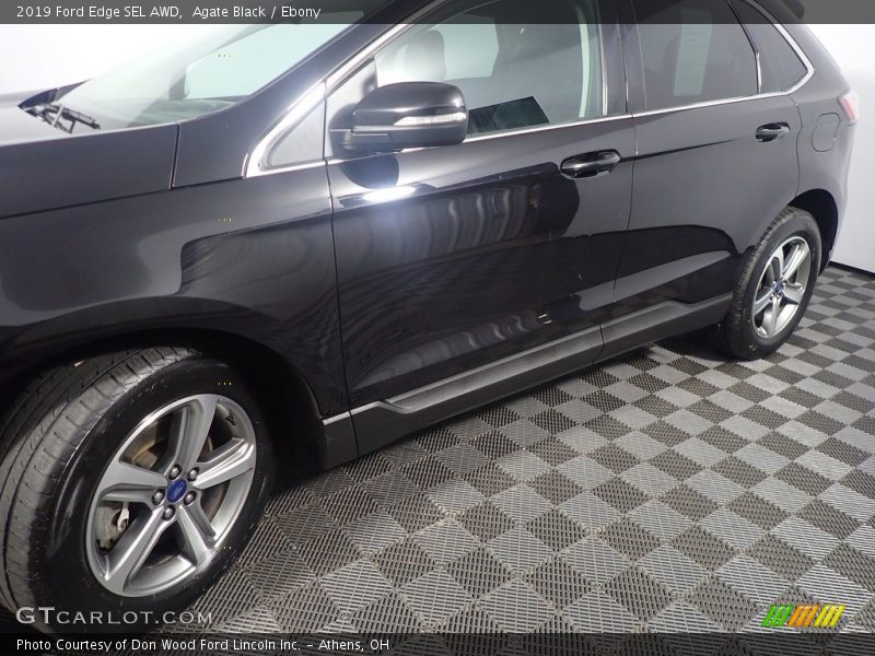 Agate Black / Ebony 2019 Ford Edge SEL AWD