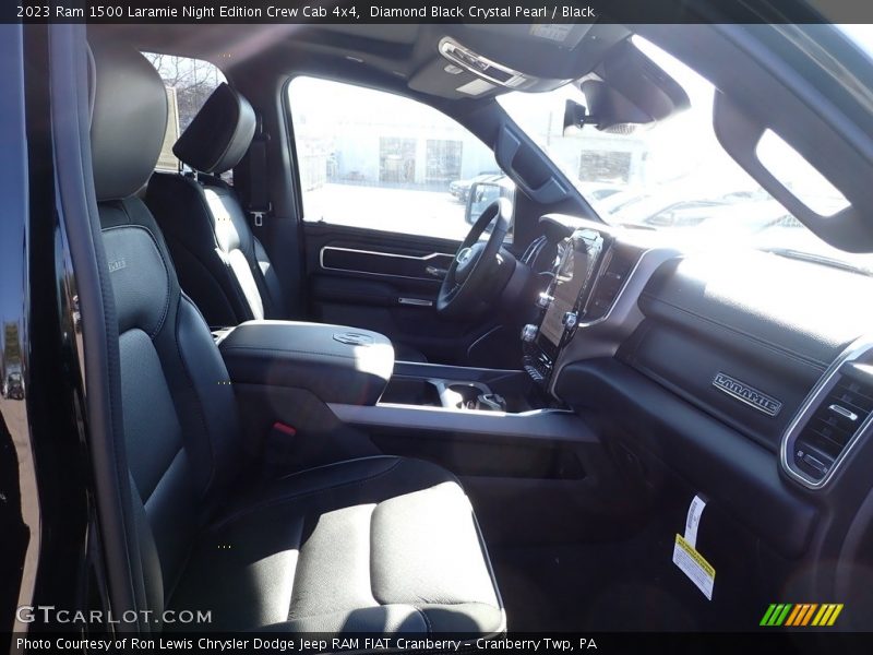 Diamond Black Crystal Pearl / Black 2023 Ram 1500 Laramie Night Edition Crew Cab 4x4