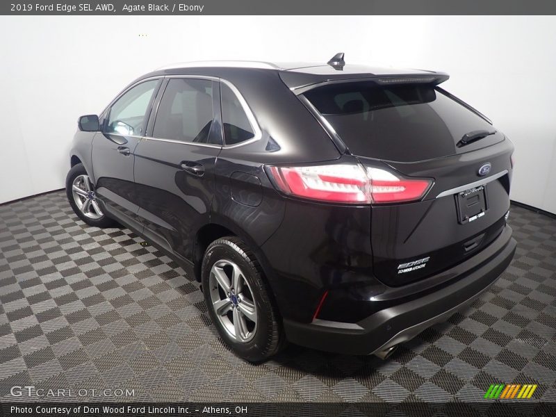 Agate Black / Ebony 2019 Ford Edge SEL AWD