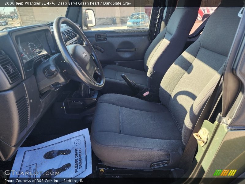 Deep Beryl Green Pearl / Dark Slate Gray 2006 Jeep Wrangler SE 4x4