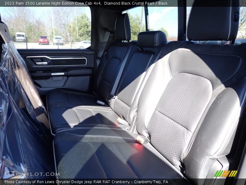 Diamond Black Crystal Pearl / Black 2023 Ram 1500 Laramie Night Edition Crew Cab 4x4