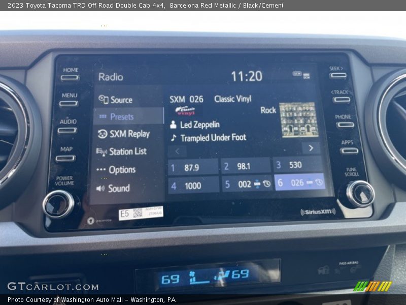 Controls of 2023 Tacoma TRD Off Road Double Cab 4x4