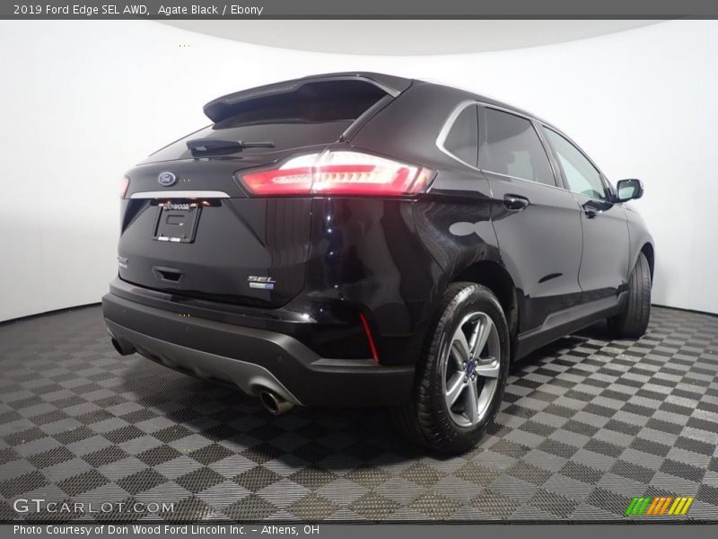 Agate Black / Ebony 2019 Ford Edge SEL AWD