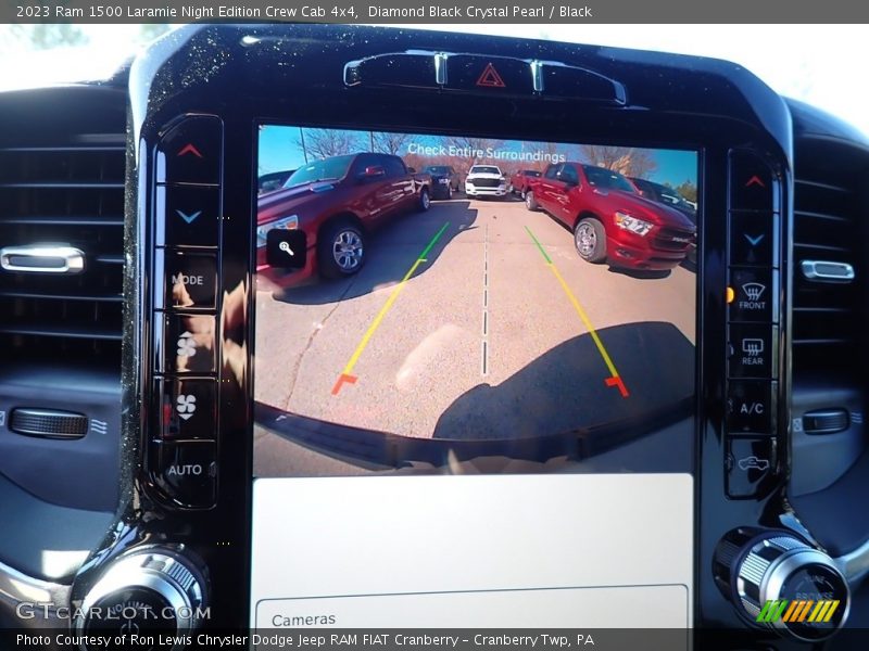 Diamond Black Crystal Pearl / Black 2023 Ram 1500 Laramie Night Edition Crew Cab 4x4