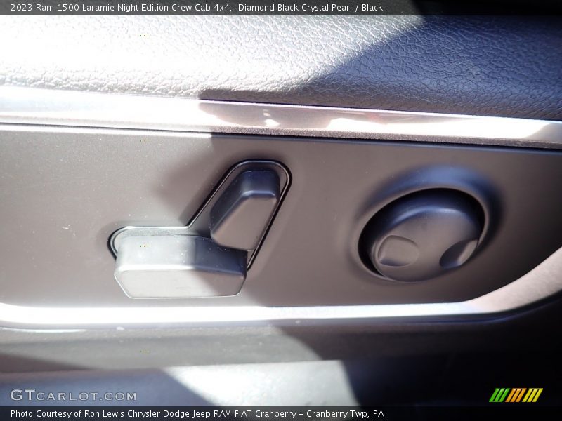 Diamond Black Crystal Pearl / Black 2023 Ram 1500 Laramie Night Edition Crew Cab 4x4