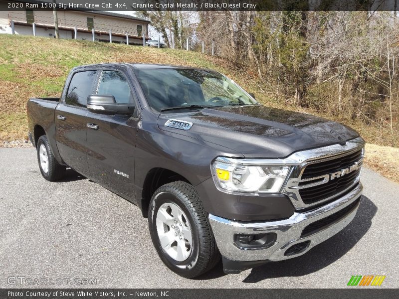Granite Crystal Metallic / Black/Diesel Gray 2020 Ram 1500 Big Horn Crew Cab 4x4