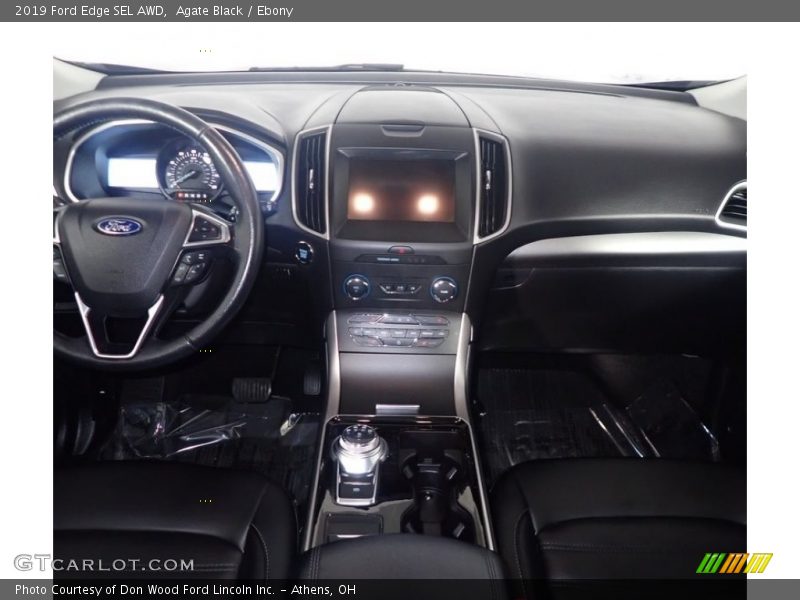 Agate Black / Ebony 2019 Ford Edge SEL AWD