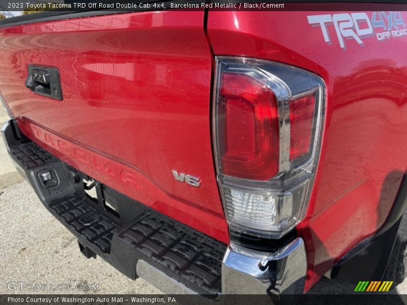 Barcelona Red Metallic / Black/Cement 2023 Toyota Tacoma TRD Off Road Double Cab 4x4